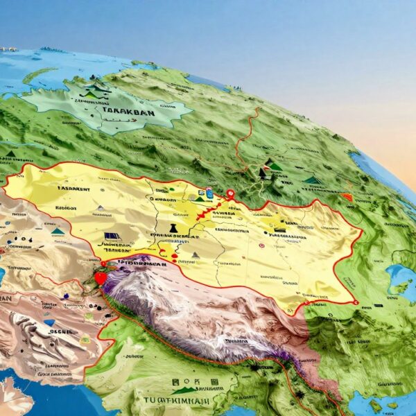 Z kim graniczy Uzbekistan